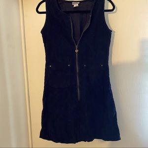 Corduroy velvet dresss